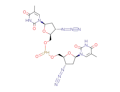 5',5'-Di-O-(3'-azido-2',3'-dideoxythymidinyl) H-phosphonate diester