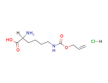 (S)-6-(((ALLYLOXY)CARBONYL)AMINO)-2-AMINOHEXANOIC ACID HYDROCHLORIDE  CAS NO.147529-99-5