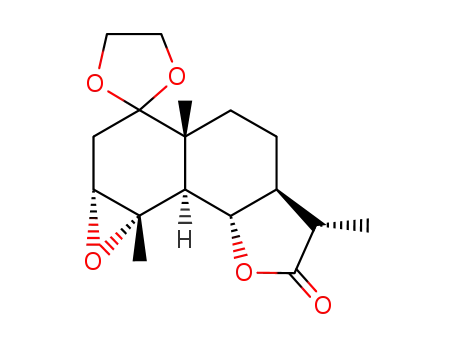 (11S)-3α,4α-epoxy-1,1-(ethylenedioxy)eudesmano-13,6α-lactone