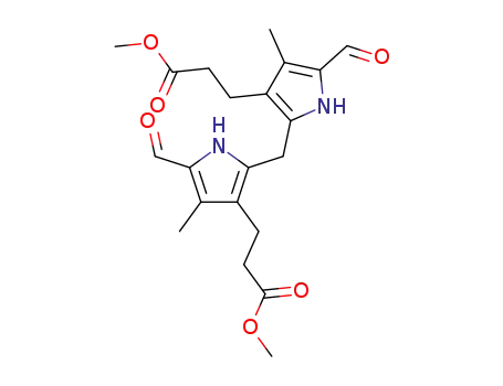 1H-Pyrrole-3-propanoic acid, 2,2'-methylenebis[5-formyl-4-methyl-,
dimethyl ester