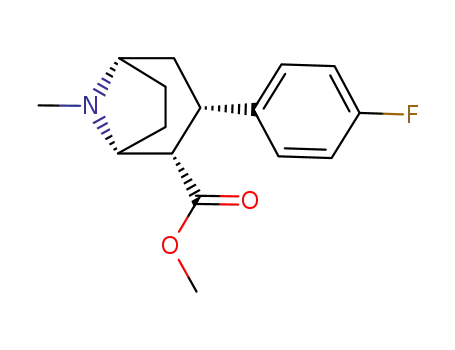 8-Azabicyclo[3.2.1]octane-2-carboxylic acid,
3-(4-fluorophenyl)-8-methyl-, methyl ester, (1S,2R,3R,5R)-