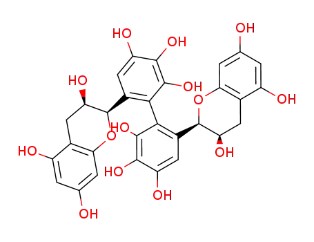 Molecular Structure of 1236228-58-2 (theasinensin C)