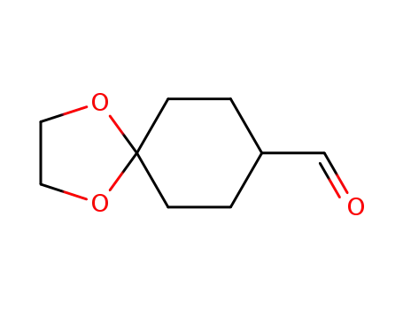 Molecular Structure of 93245-98-8 (1,4-Dioxa-spiro[4.5]decane-8-carbaldehyde)