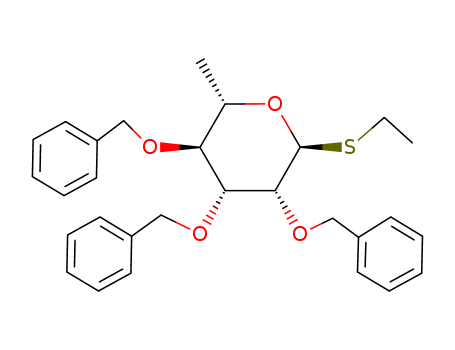 Ethyl 2,3,4-tri-O-benzyl-1-thio-a-L-rhamnopyranoside