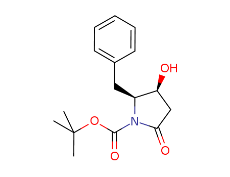tert-butyl (2S,3S)-2-benzyl-3-hydroxy-5-oxopyrrolidine-1-carboxylate(SALTDATA: FREE)
