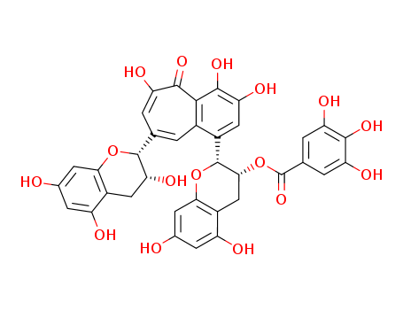 Benzoic acid,3,4,5-trihydroxy-,(2R,3R)-2-[8-[(2R,3R)-3,4-dihydro-3,5,7-trihydroxy-2H-1-benzopyran-2-yl]-3,4,6-trihydroxy-5-oxo-5H-benzocyclohepten-1-yl]-3,4-dihydro-5,7-dihydroxy-2H-1-benzopyran-3-yle