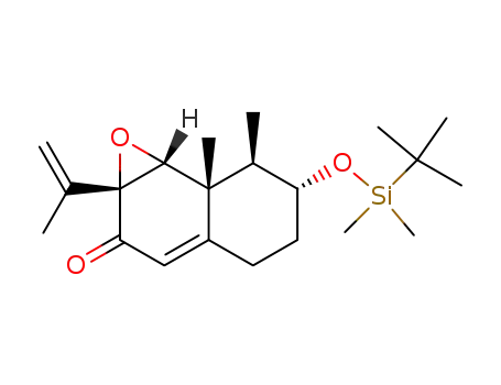 (3S,4R,4aR,5R,6R)-6-t-butyldimethylsilyloxy-3,4-epoxy-3-isopropenyl-4a,5-dimethyl-4,4a,5,6,7,8-hexahydro-2(3H)-naphthalenone