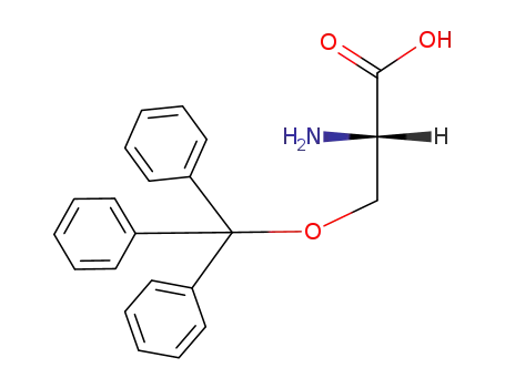 Molecular Structure of 25840-83-9 (O-tritylserine)