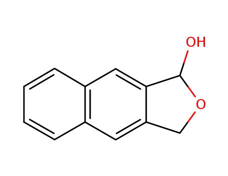 Molecular Structure of 65539-69-7 (1,3-dihydronaphtho[2,3-c]furan-1-ol)