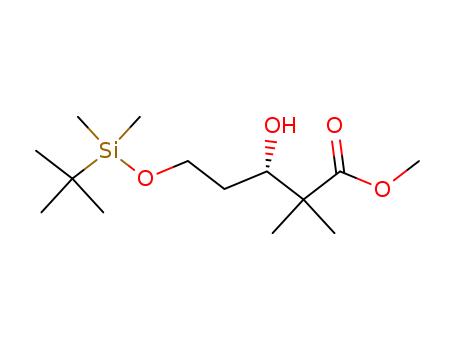 (+)-METHYL (3S)-5-[(TERT-BUTYLDIMETHYLSILYL)OXY]-3-HYDROXY-2,2-DIMETHYLPENTANOATE