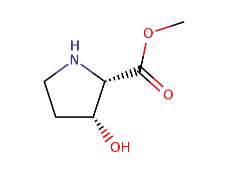Molecular Structure of 496841-08-8 (L-Proline, 3-hydroxy-, methyl ester, (3R)- (9CI))