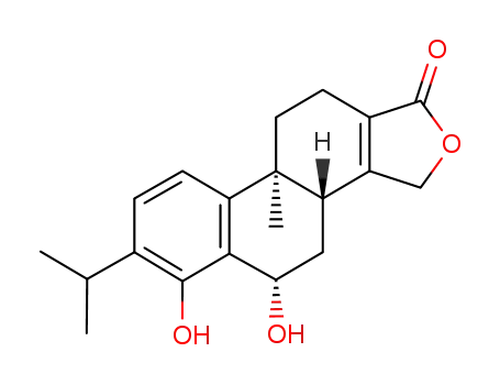 7β,14,19-trihydroxy-18(4->3)abeo-abieta-3,8,11,13-tetraen-18-oic acid lactone