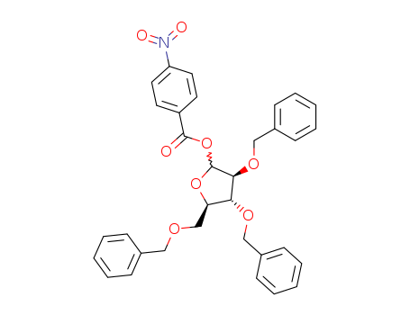 2,3,5-Tri-O-benzyl-D-arabinofuranose 1-(4-nitrobenzoate) cas  52522-49-3