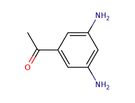 Molecular Structure of 33786-92-4 (3',5'-diaminoacetophenone)