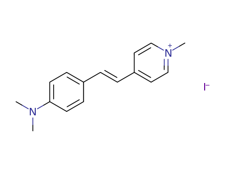 Pyridinium,4-[2-[4-(dimethylamino)phenyl]ethenyl]-1-methyl-, iodide (1:1)