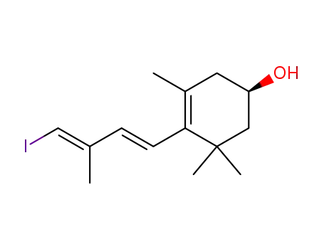 (R)-4-((1E,3E)-4-iodo-3-methylbuta-1,3-dien-1-yl)-3,5,5-trimethylcyclohex-3-en-1-ol