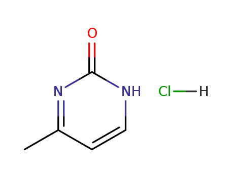 Molecular Structure of 5348-51-6 (2-Hydroxy-4-methylpyrimidine hydrochloride)