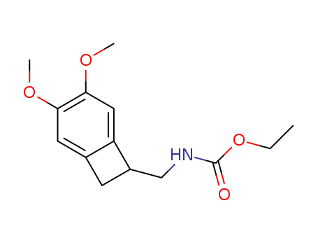 Molecular Structure of 148870-55-7 (ethyl [(3,4-dimethoxybicyclo[4.2.0]octa-1,3,5-trien-7-yl)methyl]carbamate)