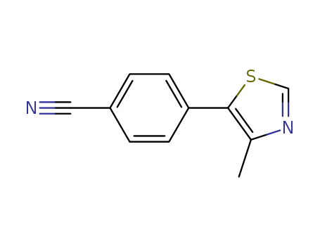 4-(4-methylthiazol-5-yl) benzonitrile