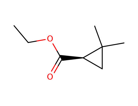 Cyclopropanecarboxylic acid, 2,2-dimethyl-, ethyl ester, (1R)- (9CI)
