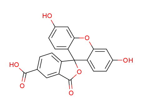 Molecular Structure of 76823-03-5 (5-Carboxyfluorescein)