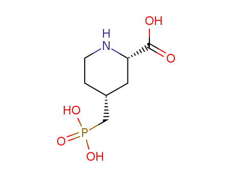 cis-4-(phosphonomethyl)-2-piperidinecarboxylic acid