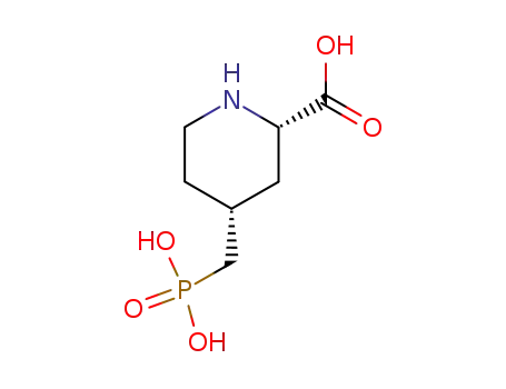Molecular Structure of 110347-85-8 (CIS-4-[PHOSPHONOMETHYL]-PIPERIDINE-2-CARBOXYLIC ACID)