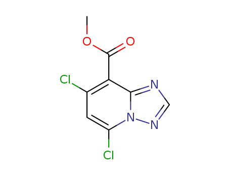 [1,2,4]Triazolo[1,5-a]pyridine-8-carboxylic acid, 5,7-dichloro-, methyl ester