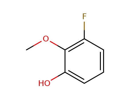 Molecular Structure of 96994-70-6 (3-Fluoro-2-methoxyphenol)