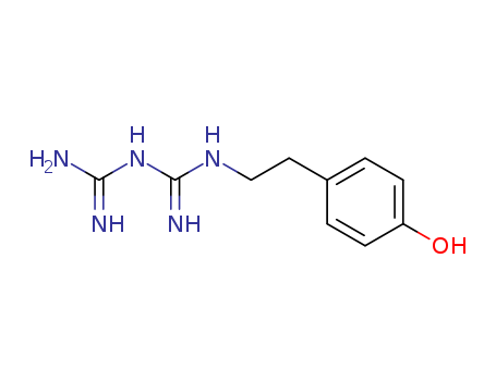 Imidodicarbonimidicdiamide, N-[2-(4-hydroxyphenyl)ethyl]-