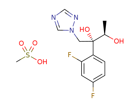 (2R,3R)-2-(2,4-difluorophenyl)-1-(1H-1,2,4-triazol-1-yl)butane-2,3-diol Mesylate