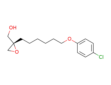Oxiranemethanol, 2-[6-(4-chlorophenoxy)hexyl]-, (2S)-