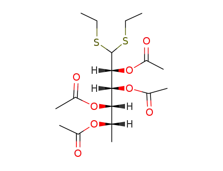 2-O,3-O,4-O,5-O-テトラアセチル-L-ラムノースジエチルジチオアセタール
