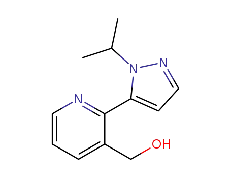 [2-[1-(propan-2-yl)-1H-pyrazol-5-yl]pyridin-3-yl]methanol
