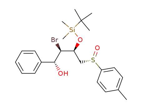 2-bromo-3-tert-butyldimethylsilyloxy-(4Ss)-(4-methylphenylsulfinyl)-1-phenyl-(1R,2R,3S)-butan-1-ol