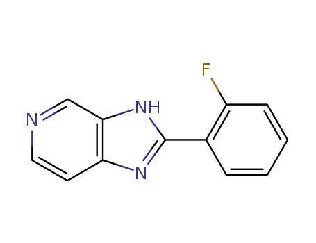 3H-IMidazo[4,5-c]pyridine, 2-(2-fluorophenyl)-