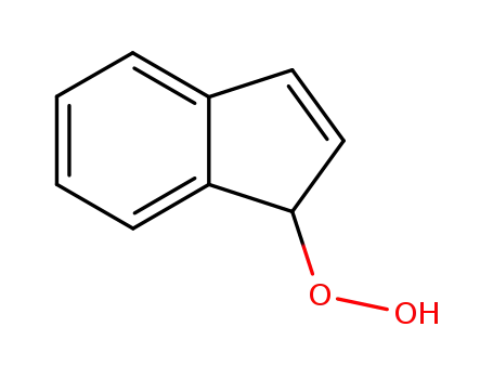 Molecular Structure of 108106-94-1 (hydroperoxide, 1H-inden-1-yl)