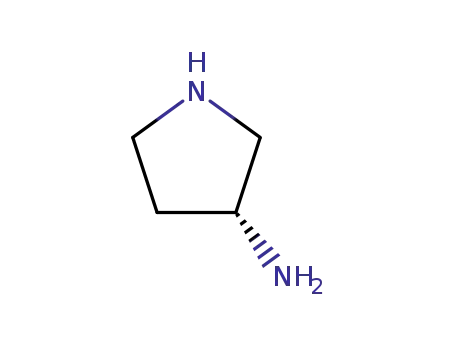 Molecular Structure of 116183-82-5 ((R)-3-Aminopyrrolidine)
