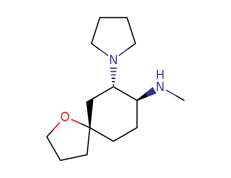 (-)-(5α,7α,8β)-N-Methyl-N-7-(1-pyrrolidinyl)-1-oxaspirodecan-8-aMine