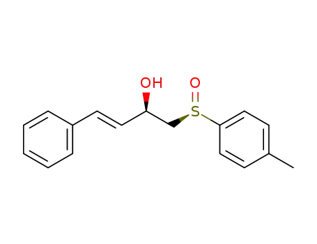 1-(4-methylphenylsulfinyl)-4-phenyl-(2R,3E)-3-buten-2-ol