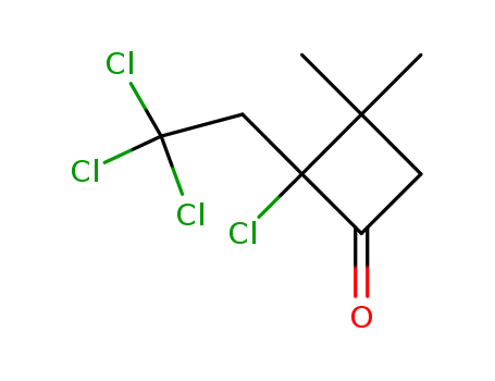 2-chloro-3,3-dimethyl-2-(2,2,2-trichloroethyl)cyclobutan-1-one