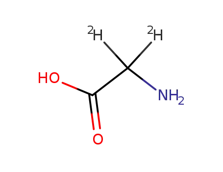 Molecular Structure of 4896-75-7 (GLYCINE-2,2-D2)