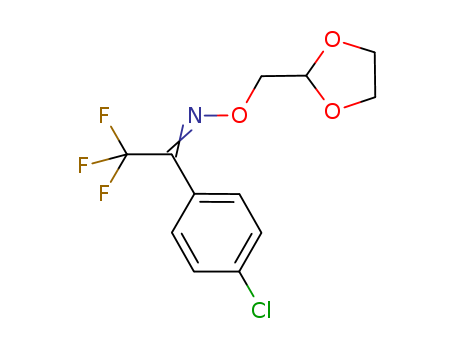 Ethanone,1-(4-chlorophenyl)-2,2,2-trifluoro-, O-(1,3-dioxolan-2-ylmethyl)oxime