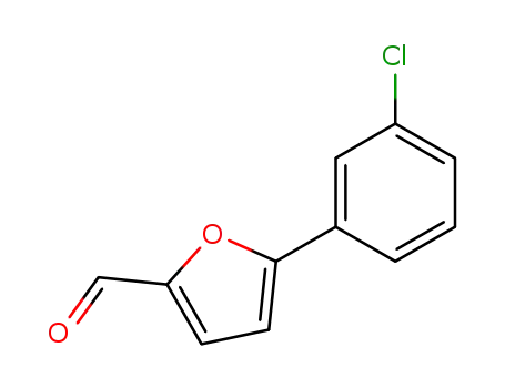 Molecular Structure of 22078-59-7 (5-(3-CHLOROPHENYL)-2-FURALDEHYDE)