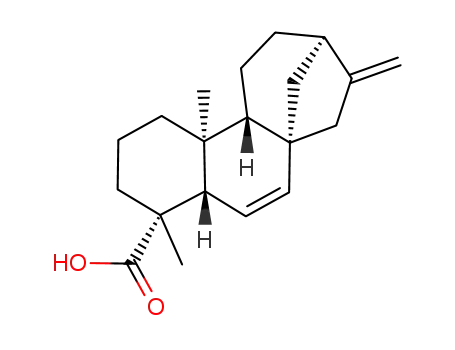Molecular Structure of 77280-78-5 (ent-kaura-6,16-dien-19-oic acid)