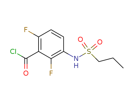 BENZOYL CHLORIDE, 2,6-DIFLUORO-3-[(PROPYLSULFONYL)AMINO]-