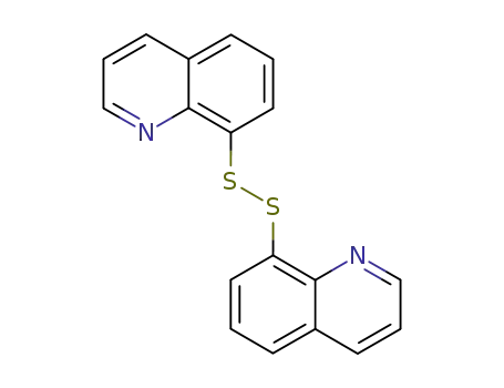 Molecular Structure of 1160-28-7 (8,8'-DIQUINOLYL DISULFIDE)