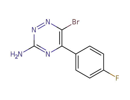 6-bromo-5-(4-fluorophenyl)-1,2,4-triazin-3-amine