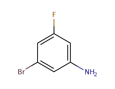 Molecular Structure of 134168-97-1 (3-Fluoro-5-bromoaniline)