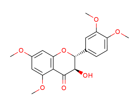 4H-1-Benzopyran-4-one,2-(3,4-dimethoxyphenyl)-2,3-dihydro-3-hydroxy-5,7-dimethoxy-, (2R,3R)-